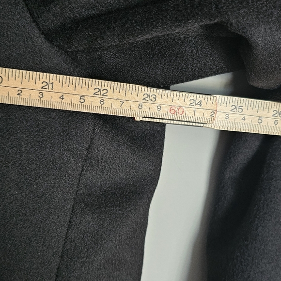 JOE Joseph Abboud 100% Cashmere Dress Coat Men's 42R Black 3 Button Top Coat - Picture 7 of 12